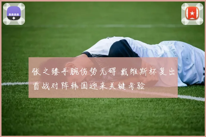 张之臻手腕伤势无碍 戴维斯杯复出首战对阵韩国迎来关键考验